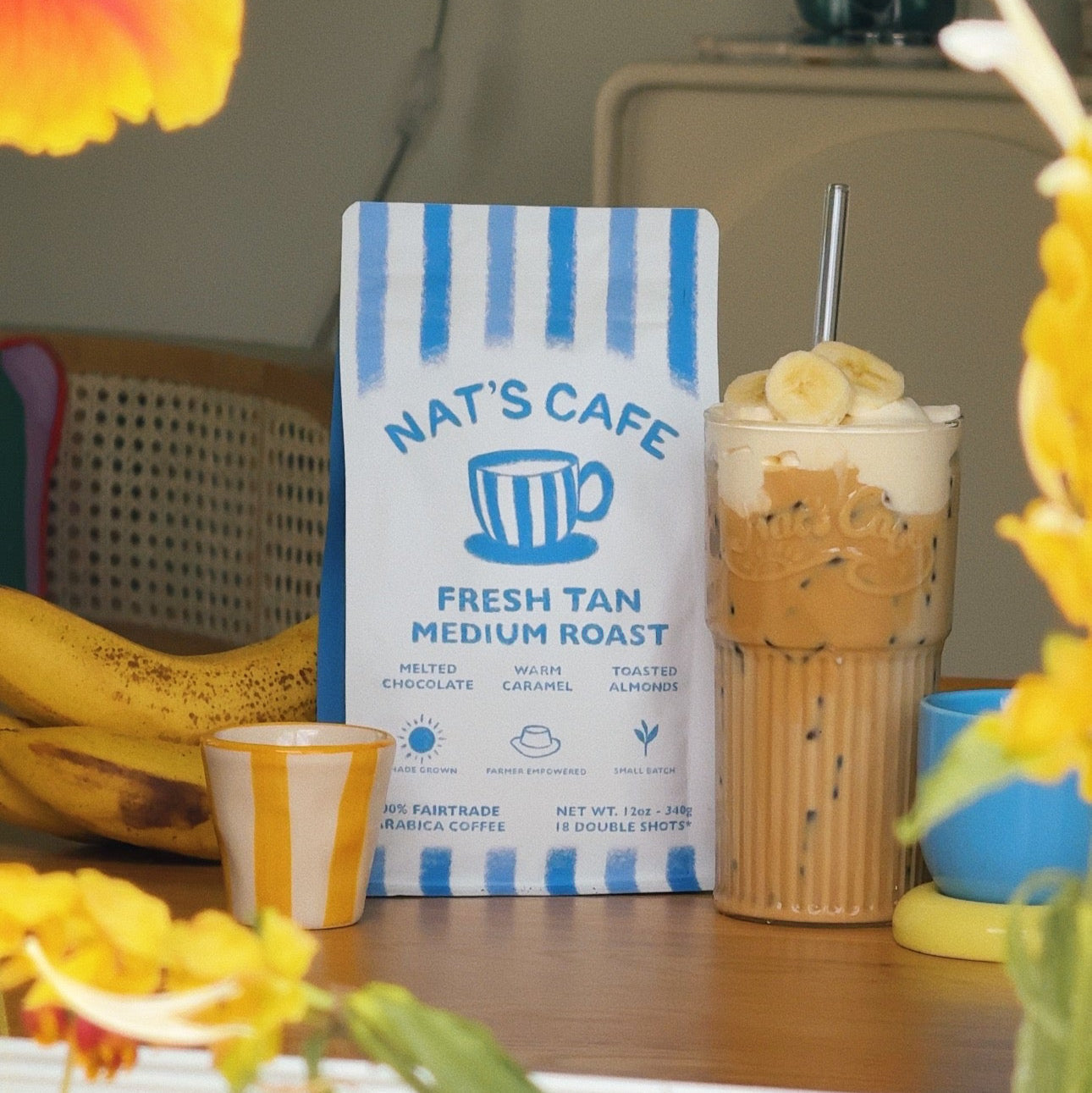Banana Bread Iced Latte