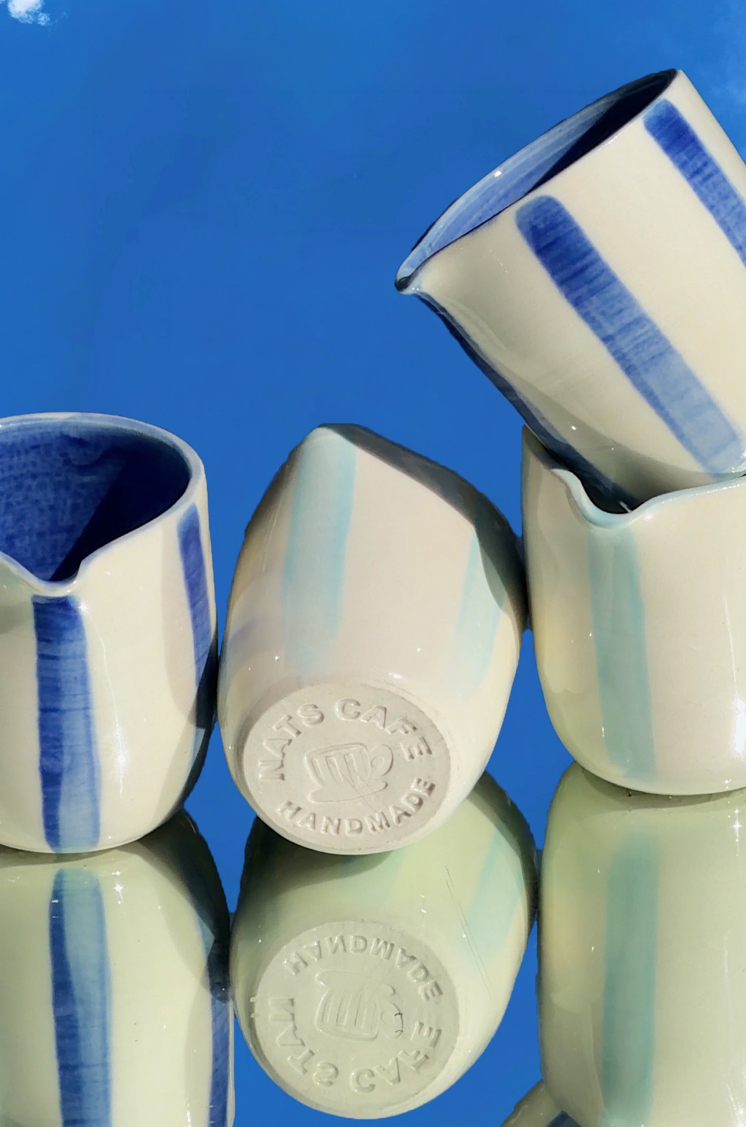 Striped Espresso Cups